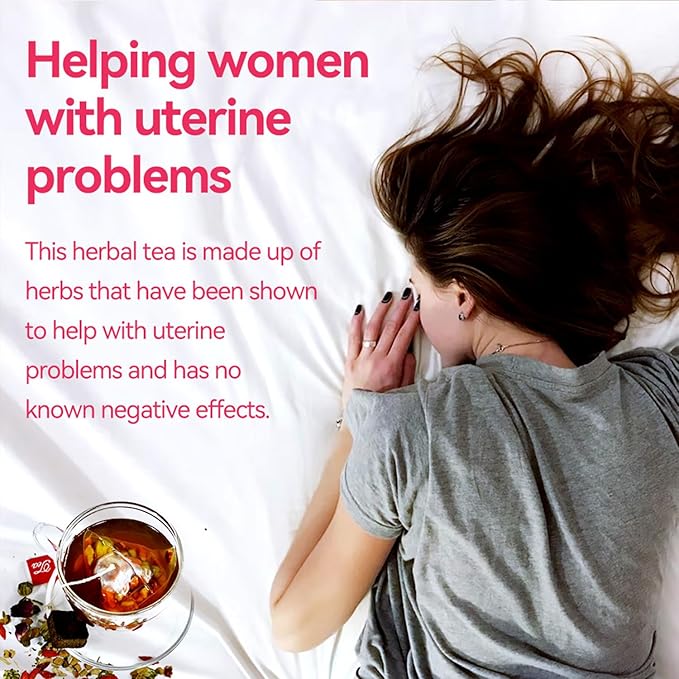 Hiherbs Fibroid Tea for Women Shrink Ovarian Cysts, Natural Remedy for Women Pregnancy Detox and Cleanse the Womb Fertility Tea for Women
