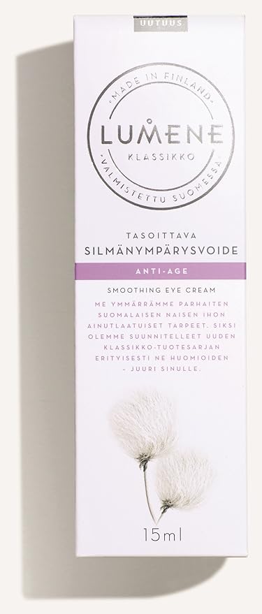 Lumene Klassikko [CLASSICS] Anti Age Smoothing Eye Cream for all Skin Types 15 ml / 0.5 Fl.Oz.