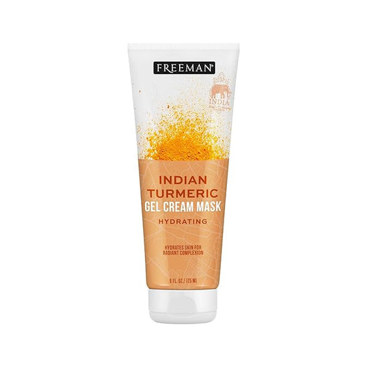 Freeman Exotic Blends Hydrating Indian Turmeric Gel Cream Facial Mask, 6 fl.oz./175 mL Tube