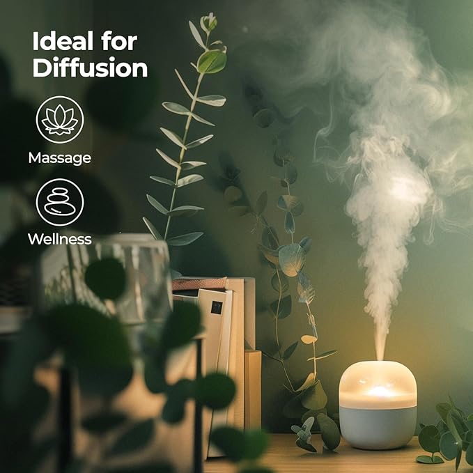 Healing Solutions Organic Eucalyptus Oil, Bulk 16oz - Natural Eucalyptus Scent - Large Bottle for Diffuser, Spray & More