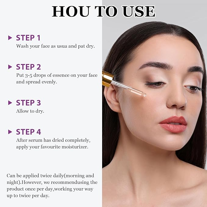 Venature Bakuchiol Retinol Rejuvenation Serum, Retinol & Vitamin for Wrinkles Bakuchiol Retinol Face Serum Korean, Retinol Serum for Wrinkles (2Pcs)