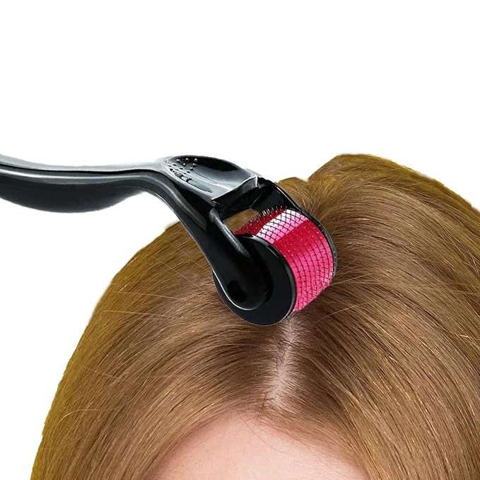 Derma Roller |540 Titanium Needles| Beard Derma Roller Hair Men, Beard Roller For Men and Women