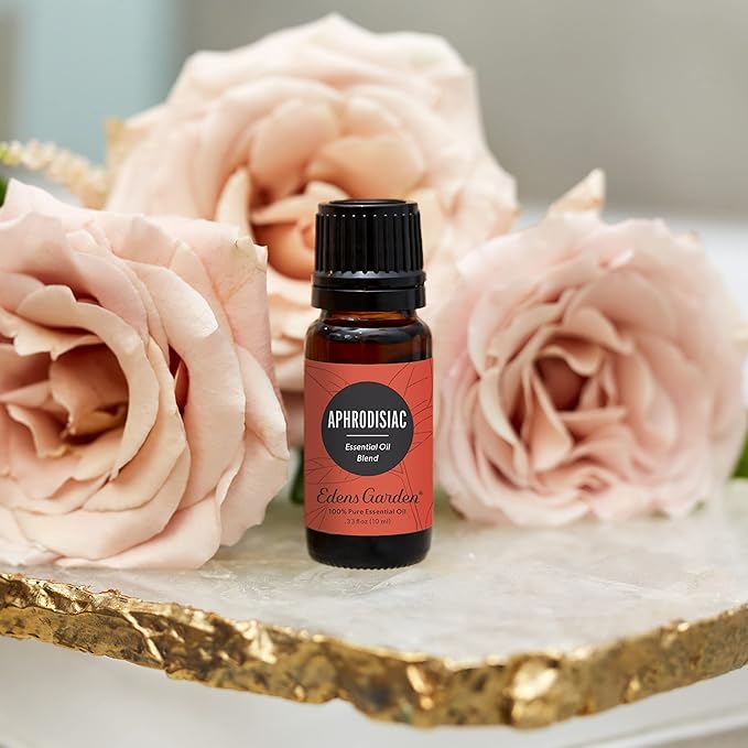 Edens Garden Aphrodisiac Essential Oil Blend- 100% Pure Premium Grade, Undiluted, Natural, Therapeutic, Aromatherapy, The Best for Diffusing, Skin, Candle, Hair 10 ml (.33 fl oz)