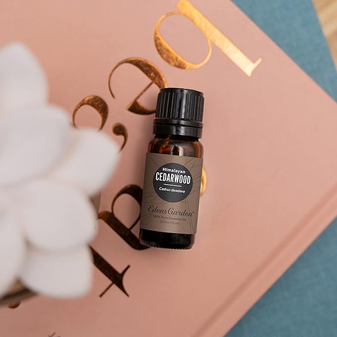 Edens Garden Cedarwood- Himalayan Essential Oil, 100% Pure Therapeutic Grade (Undiluted Natural/Homeopathic Aromatherapy Scented Essential Oil Singles) 10 ml