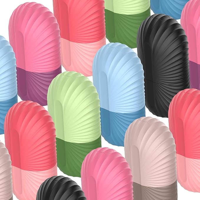 Ice Face Roller, Silicone Facial Ice Roller, Reusable Skin Care Massager Tools for Relieve Puffiness, Tighten Skin, Shrink Pores Shell Purple