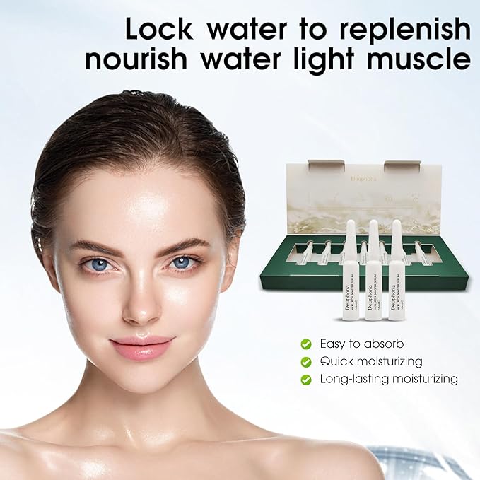 Made in Germany Premium Hyaluronic Acid Serum for Skin Pure Anti Aging Serum Intense Hydration Moisture Non greasy Paraben free, Wrinkle Reducing and Brightening Serum-Hydrating （2 boxes） (2 boxes)