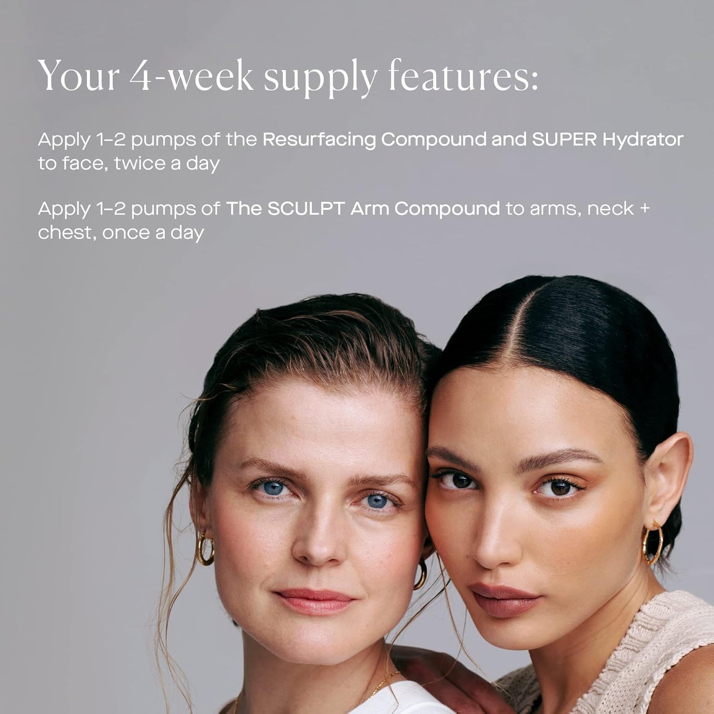 U Beauty Preface Kit | Skin Care Gift Value Set with Retinol, Vitamin C Serum Anti-Aging Essentials Skin Tightening Arm Cream + Facial Hyaluronic Acid Morning and Night - 2.7oz (Set of 3)