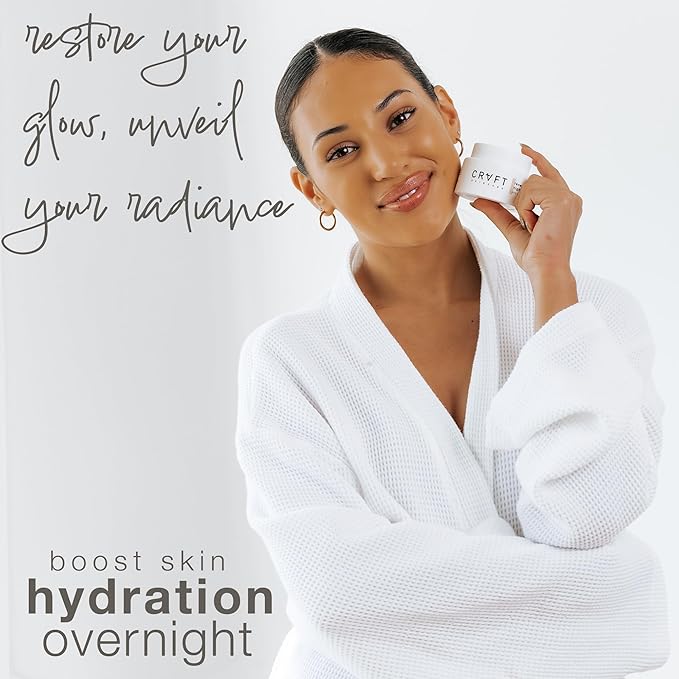 Hair Craft Co. Night Cream Moisturizer for Face 1.5oz – Hydrating for Face Anti-Aging, Wrinkle Prevention, & Nighttime Skin Renewal - 30 Day Supply