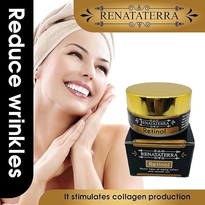 Retinol Crema Gel 1/2 Onza - Tratamiento Antiarrugas y Antiedad - Hidratación Intensa y Renovación Celular