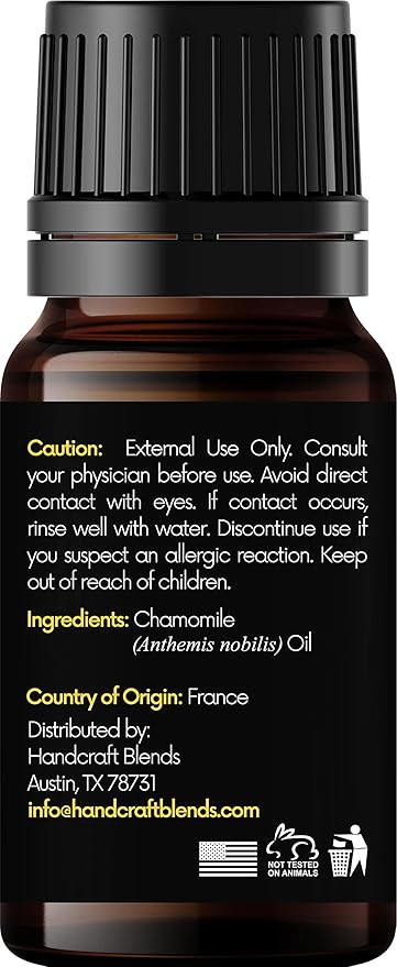 Handcraft Blends Chamomile Essential Oil - 0.33 Fl Oz - Pack of 2-100% Pure and Natural - Premium Grade Essential Oil for Diffuser and Aromatherapy