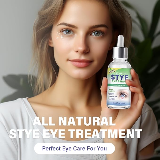 Stye Eye Treatment, Effective Stye Eye Drops Serum for Styes Chalazion and Blepharitis, Fast Chalazion Remover for Restore Healthier Ey-e Skin