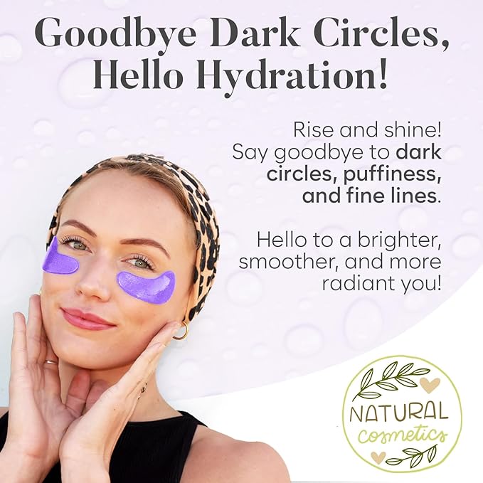 Retinol & Collagen Under Eye Patches (30 Pairs) Under Eye Patches for Dark Circles and Puffy Eyes, Under Eye Mask, Puffy Eyes Treatment