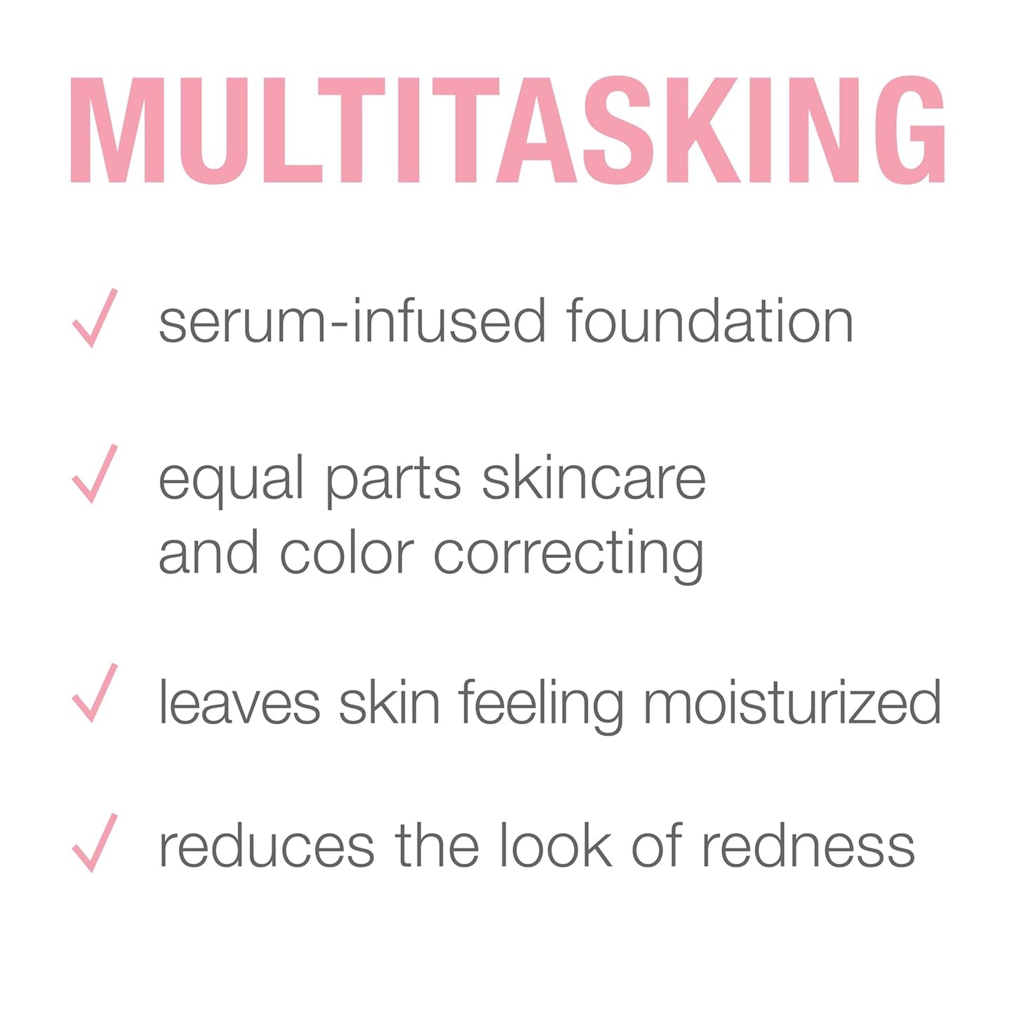 Neutrogena Healthy Skin Sensitive Skin Serum Foundation with Pro-Vitamin B5, Color Correcting & Pore Minimizing Liquid Foundation & Face Serum, Buildable Coverage, Light/Medium 03, 1 oz