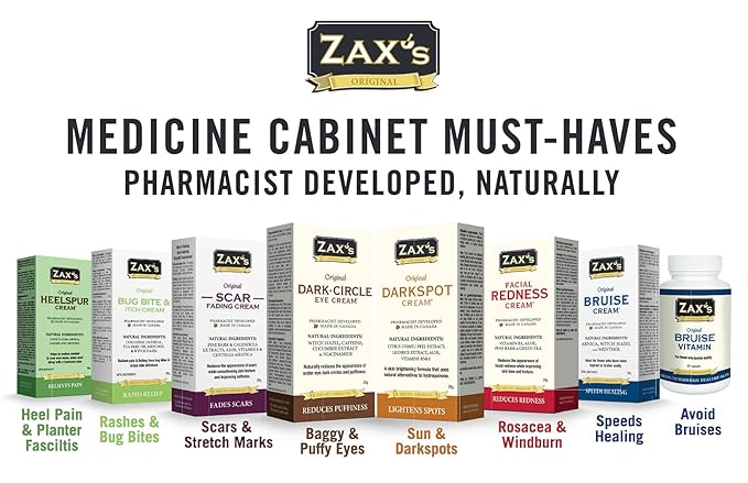 Zax's Facial Redness Diminishing Cream, Rapid Relief for Rosacea, Windburn & Dehydrated Skin, Intensive Moisturizing with Organic Natural Ingredients, Pharmacist Developed, 28g