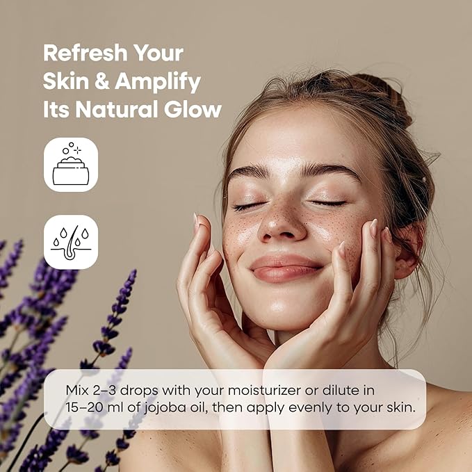 Artizen Pure Lavender Essential Oil Bulk, 16oz - Large Bottle for Diffusers, Home Care, Candles - Aromatherapy Diffuser Oil