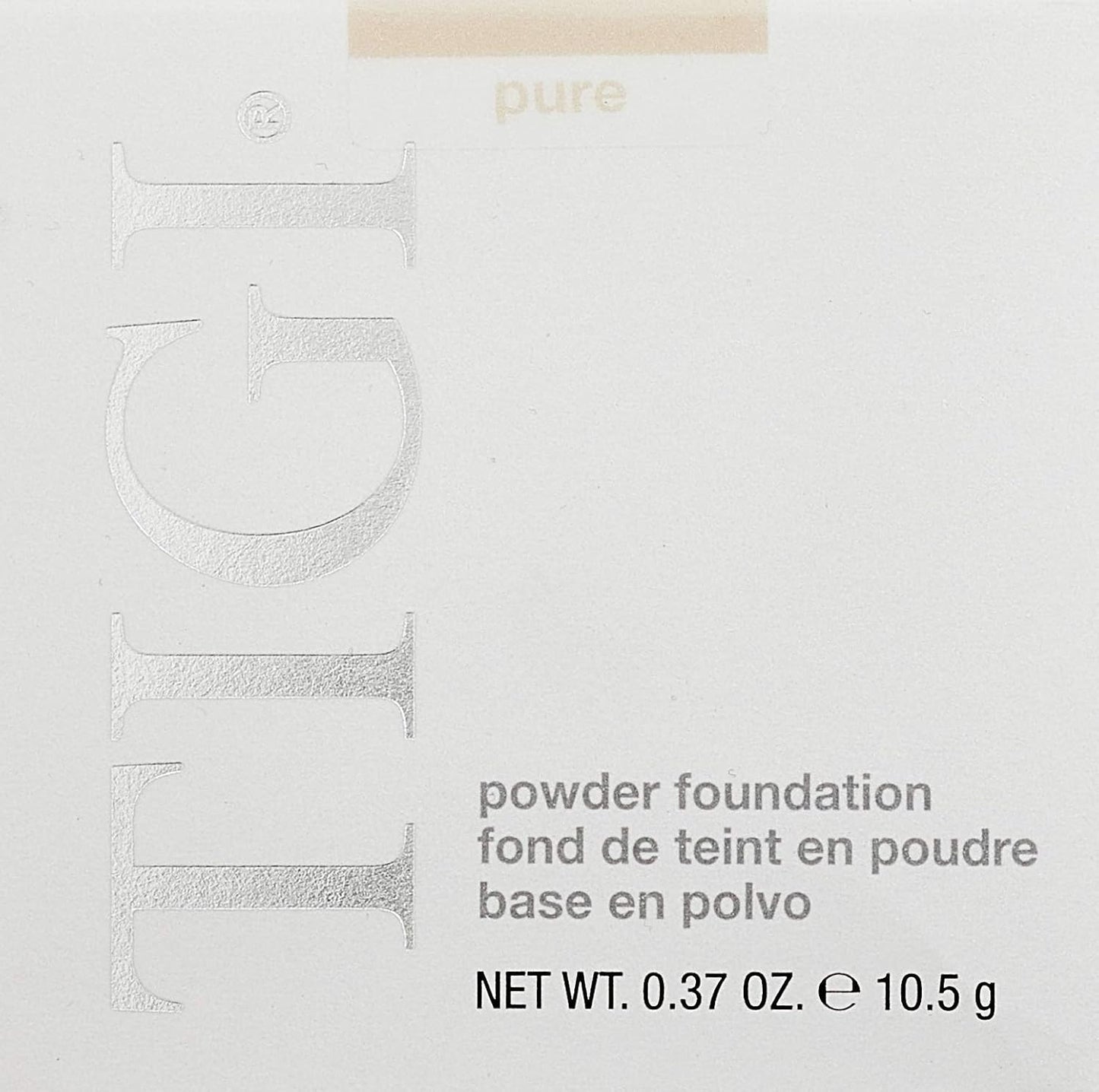 TIGI Cosmetics Powder Foundation, Pure, 0.37 Ounce
