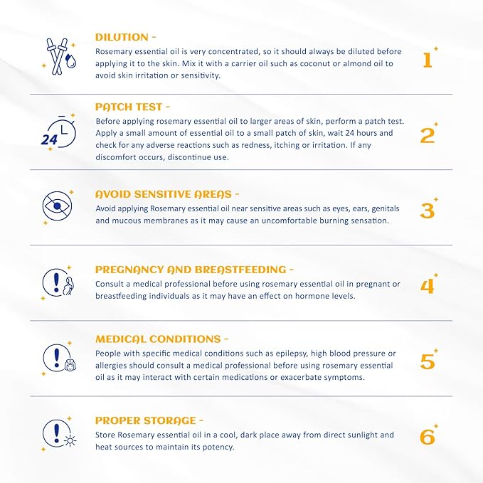 HIQILI Rosemary Oil for Hair Growth, Add to Shampoo & Conditioner, 100% Pure Undiluted - 16 Fl Oz