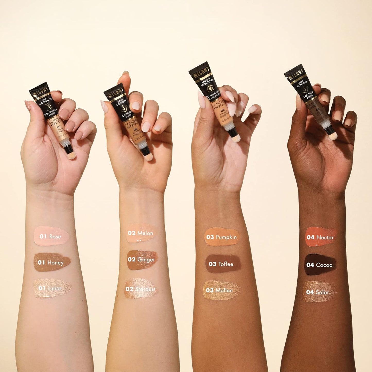 Milani Conceal + Perfect Liquid Contour for Added Definition, Face Lift Collection - Cocoa