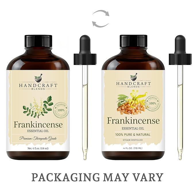 Handcraft Blends Frankincense Essential Oil - Huge 4 Fl Oz - 100% Pure and Natural - Premium Grade Essential Oil for Diffuser and Aromatherapy