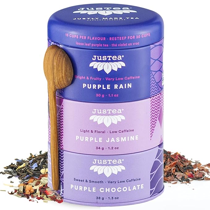 JUSTEA Purple Tea Trio, Jasmine , 102 GR