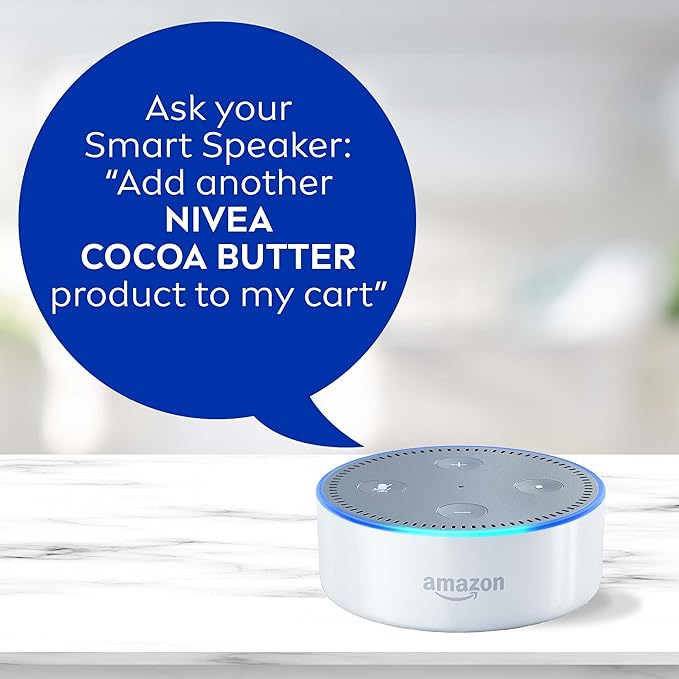 NIVEA Cocoa Butter Body Lotion with Deep Nourishing Serum, 16.9 Fl Oz Pump Bottle (Pack of 2)