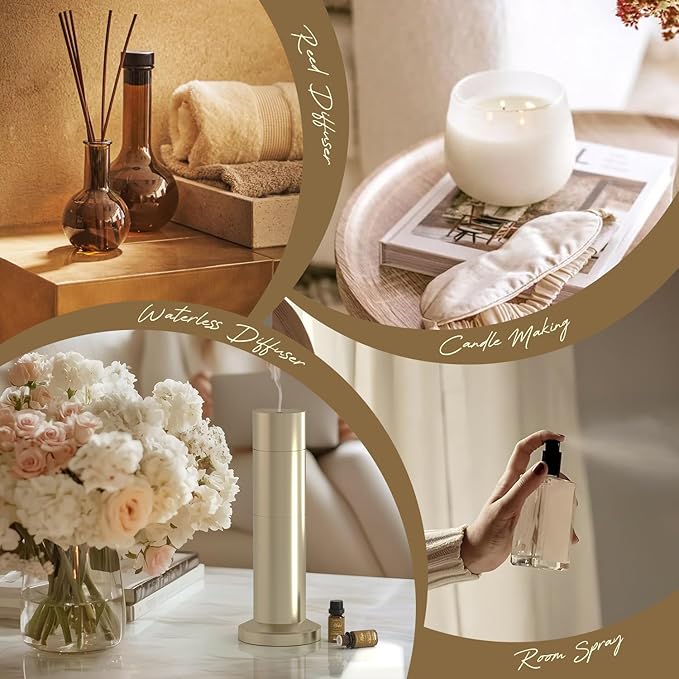 Hotel Diffuser Oils Gift Set - Luxury Hotel Scents Fragrance Oil Set, Essential Oils for Diffuser - Inspired by Ritz Carlton, Westin, Marriott, Fairmont, Hilton, Four Seasons, Gift for Women and Men