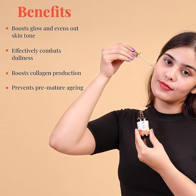 Face Serum for Dark Spots and Hyperpigmentation with 5% Vita C, 10% Niacinamide, Reveals Even Skin Tone 30 ml