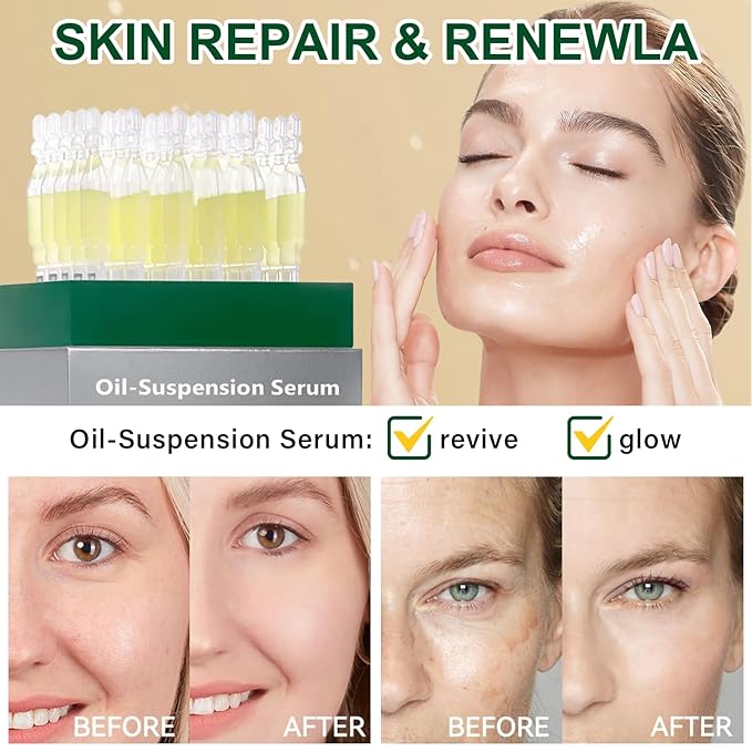 Collagen Anti-Aging Serum for Sensitive Skin | 4D Hyaluronic Acid + Triple Collagen Complex | Oil-Water Balance & Barrier Repair | Single-Use BFS Vials | 30 Single-Use Vials (1.5ml Each)