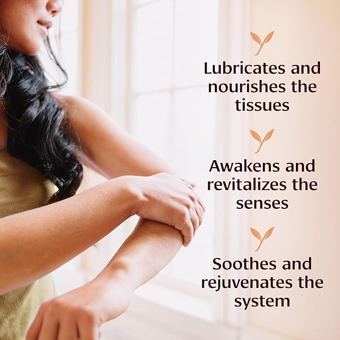 Banyan Botanicals Daily Massage Oil – Organic Ayurvedic Massage Oil – Balancing and Grounding Massage Oil with Organic Ashwagandha and Organic Shatavari – 128 oz – Non GMO Sustainably Sourced