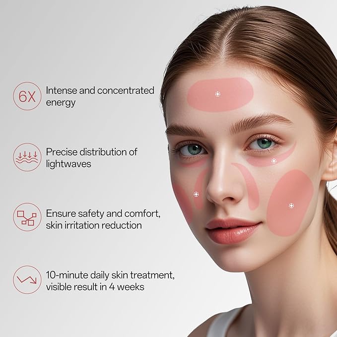 Red Light Mask - 7 Colors Red Light Mask for Face, Facial Skin Care Device with Remote Control, Ergonomic Design and Portable for Home