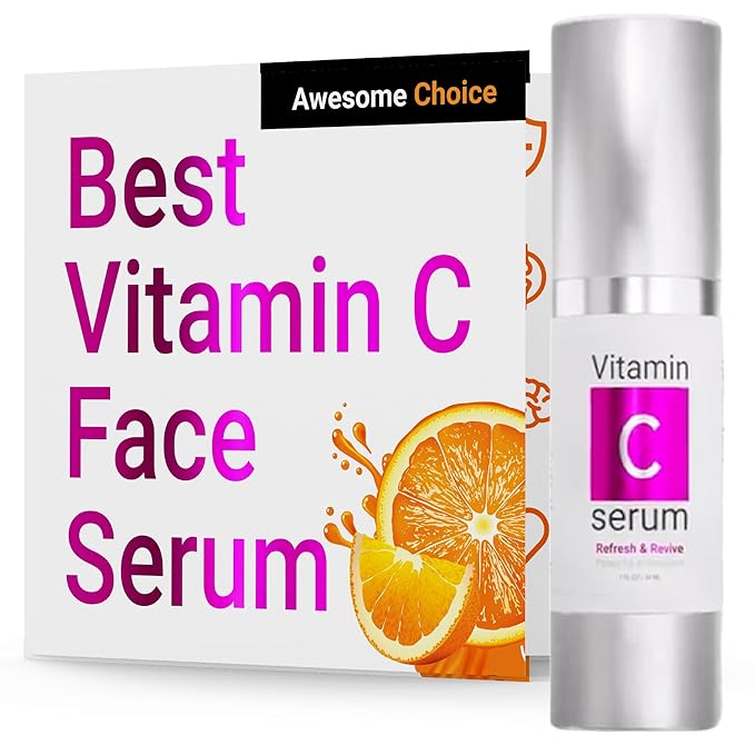 Vitamin C Face Serum for Face | Lightweight & Non-greasy | Deep Hydration & Radiant Skin | Vegan & Cruelty-Free | American-Made