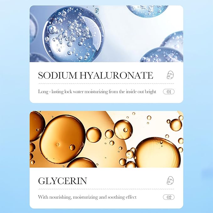 BIOAQUA 3 Step Facial Mask Amino Acid Cleanser Essence Lotion Face Mask 5x(0.8ml+0.8g+25g) (Aloe Vera Anti Aging Soothing Mask)