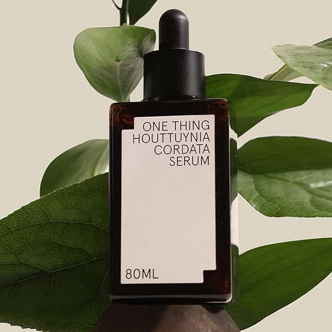 ONE THING Houttuynia Cordata Serum 2.7 Fl Oz | Heartleaf HA Hyaluronic Acid Soothing Hydrating Vegan Facial Ampoule for Acne Prone Oily Skin, Irritation Redness Barrier Relief | Korean Skin Care