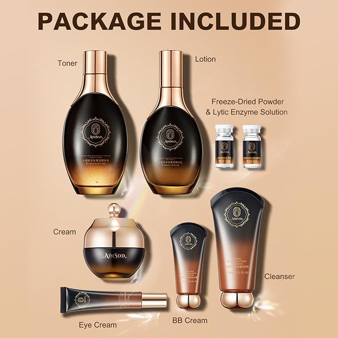 Anti-Aging Skin Care Set 12-In-1 Skin Care Routine Kit For Women Christmas Gift Valentine's Day Gift