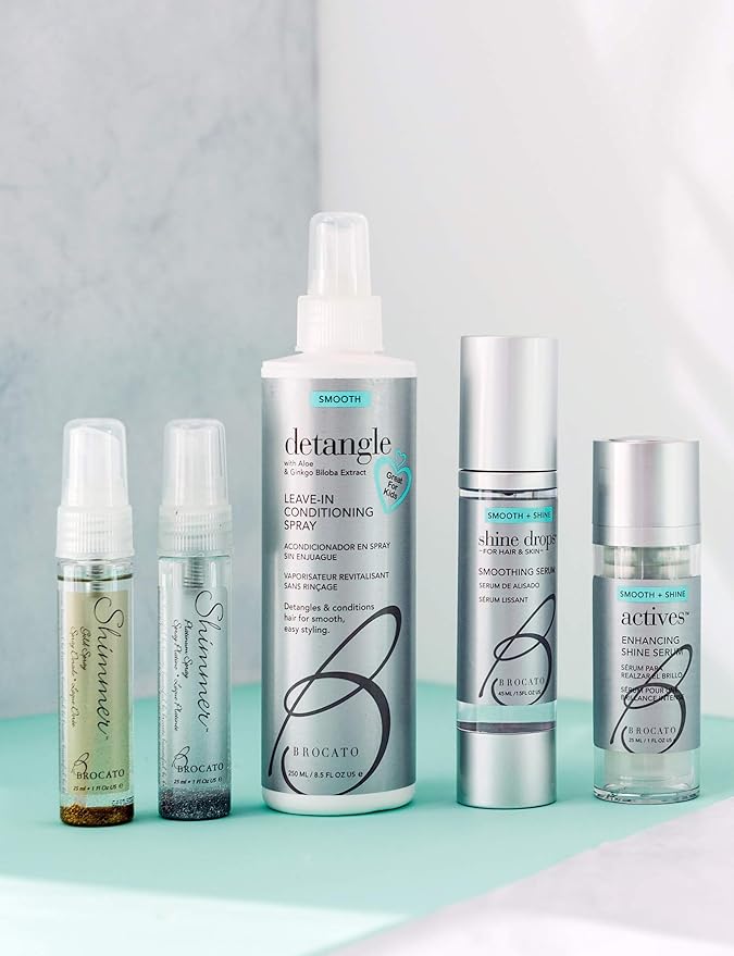 Shine Drops Smoothing Serum, 1 Oz | Shine Enhancer for Dry, Damaged Hair & Skin | Anti Frizz Control & Radiance & Luminosity Enhancing Serum with Organic Jojoba Oil