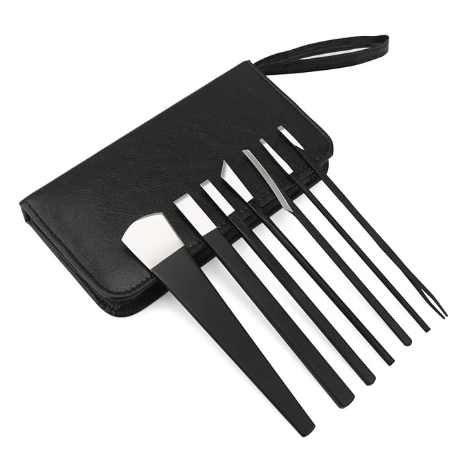 Pedicure Knife Set for Feet, Segbeauty 7pcs Ingrown Toenail Blade Tool with Storage Bag, High Manganese Steel Nail Knives Cuticle Remover, Professional Foot Repair Sharp Blade Kit for Nail Corn Callus