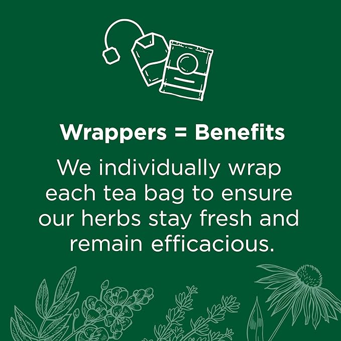 Traditional Medicinals Tea, Organic Peppermint, Soothes Your Belly, Refreshing & Minty, 48 Tea Bags