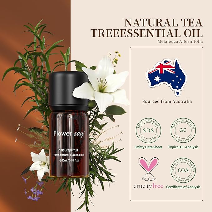 Pink Grapefruit Essential Oil 0.34Oz - 100% Pure Natural MAX Undiluted Premium Therapeutic Grade Essential Oils for Diffuser/Skin Care/Massage/Hair/Toenails