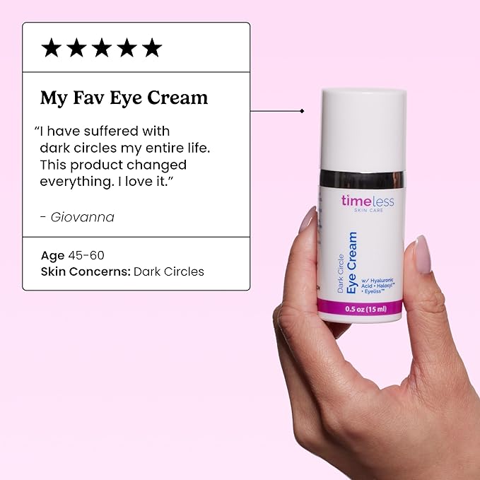 Timeless Skin Care Dark Circle Eye Cream