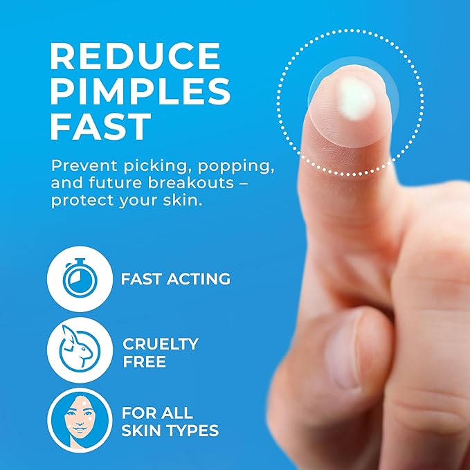 PatchRx Pimple Patches for Face (500 Patches), Hydrocolloid Acne Patches with Tea Tree Oil, Pimple Patch Pimple Stickers - Hydrocolloid Patch Acne Dots - Acne Pimple Patches For Face - Zit Patches