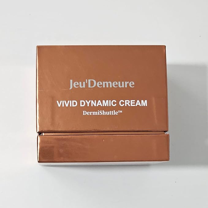 JEU'DEMEURE Vivid Dynamic Cream with Peptides Moisturizer, Exosome 200,000ppm for Glowing, Deep Hydrating, Anti-Aging and Rich Texture, Suitable Korean skincare for face and dry skin 1.69 fl oz
