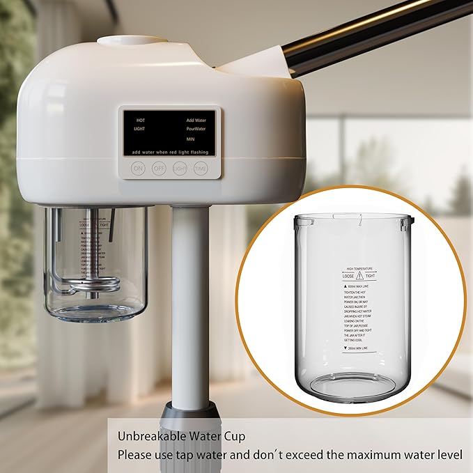 Professional Nano Ionic Facial Steamer for Esthetician, Spa or Salon