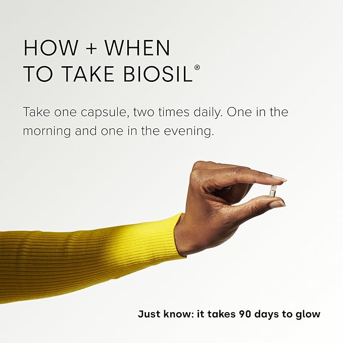 Biosil Collagen Generator - 180 Liquid Capsules, Pack of 2 - With Patented ch-OSA Complex - Generates & Protects Your Own Collagen - GMO Free - 180-Day Supply