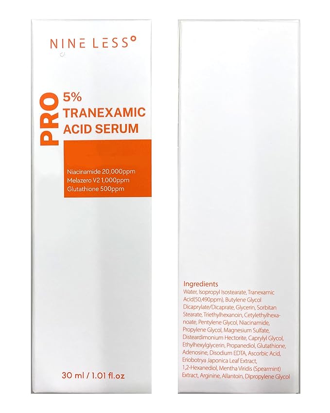Pro 5% Tranexamic Acid Serum – Korean Skincare for Dull Skin – 2% Tranexamic Acid & Glutathione – Flawless, Luminous Complexion, 1.01 fl.oz.