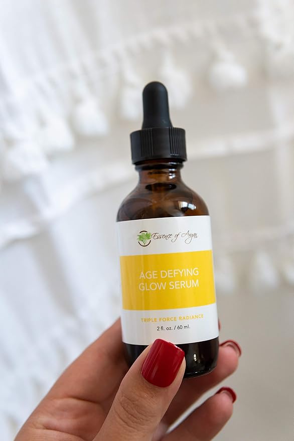 Essence of Argan Glow Face Serum Vitamin C with Alpha Arbutin Matrixyl & Oat Protein for a Firmer Radiant Skin Face Brightening (2 fl oz/60 ml)