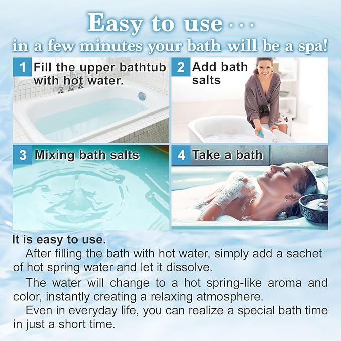 Japanese Hot Spring Bath Salt Onsen Thick Creamy Texture, Powder 600g (15 Baths) (Japanese Cypress)