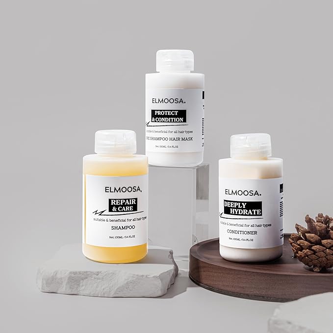 PRE SHAMPOO HAIR MASK，100ML KERATIN & MACADAMIA TERNIFOLIA SEED OIL,INTENSIVELY MOISTURIZES HAIR, RESTORING SILKINESS AND SHINE/HEAT PROTECT