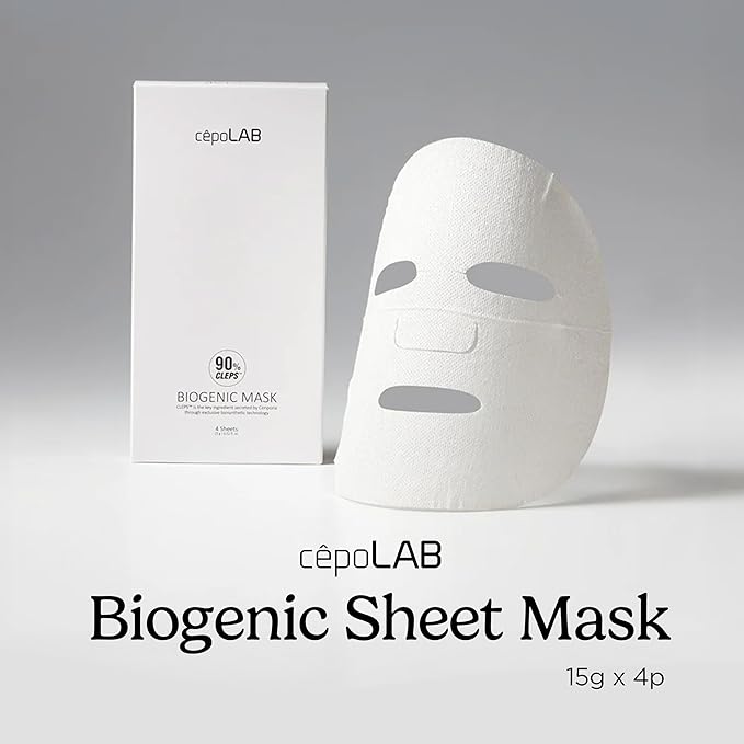 cepoLAB Biogenic Sheet Mask 4 Sheets (15g / 0.52 oz.)