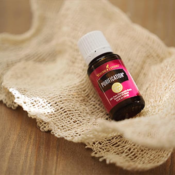 Young Living Purification Essential Oil 15ml | Soothing to Your Skin for Everyday Irritations | Laundry Boosting & Scent Neutralizing | Aromatherapy Diffuser & Freshener for Home