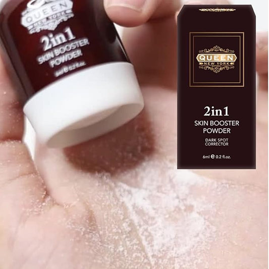 QUEEN 2in1 Booster Power: Radiance Brightening Elixir, elevate your routine for brighter, healthier skin and boosting ritual. Add instant Glow to any skincare routine.